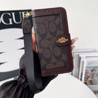 Coach Canvas Print Wallet Case iPhone 17/Pro/Pro Max/Air for 17-pro