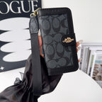 Coach Canvas Print Wallet Case iPhone 17/Pro/Pro Max/Air for 17-pro