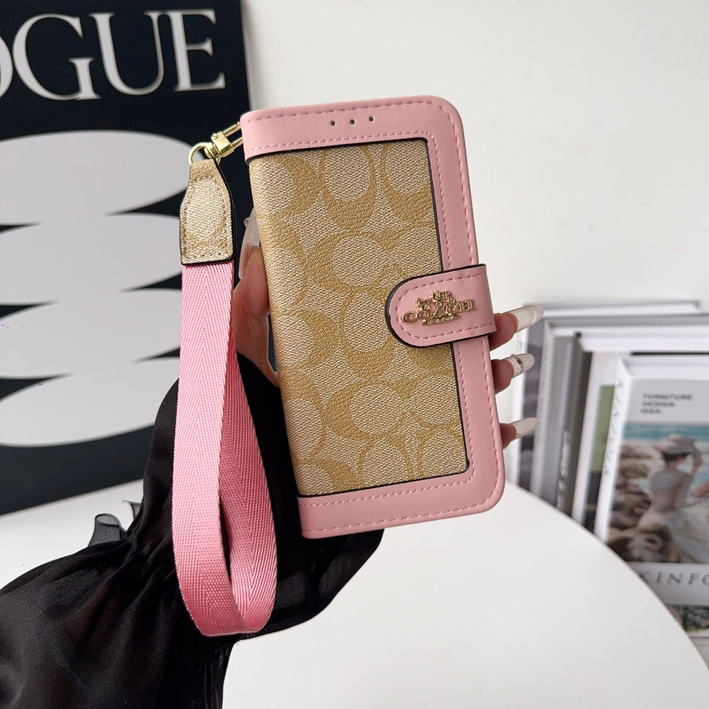 Coach Canvas Print Wallet Case iPhone 17/Pro/Pro Max/Air for 17-air