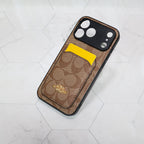 Coach Card Holder Phone Case For 12-17 / Pro / Pro Max for 12-pro