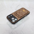 Coach Card Holder Phone Case For 12-17 / Pro / Pro Max for 12-pro-max