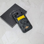 Coach Card Holder Phone Case For 12-17 / Pro / Pro Max