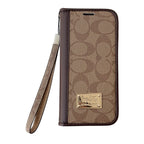 Coach Holster Wallet Case For iPhone 12-17 / Pro / Pro Max / Plus / Air