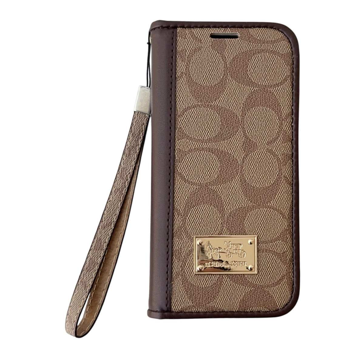 Coach Holster Wallet Case For iPhone 12-17 / Pro / Pro Max / Plus / Air