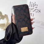 Coach Holster Wallet Case For iPhone 12-17 / Pro / Pro Max / Plus / Air