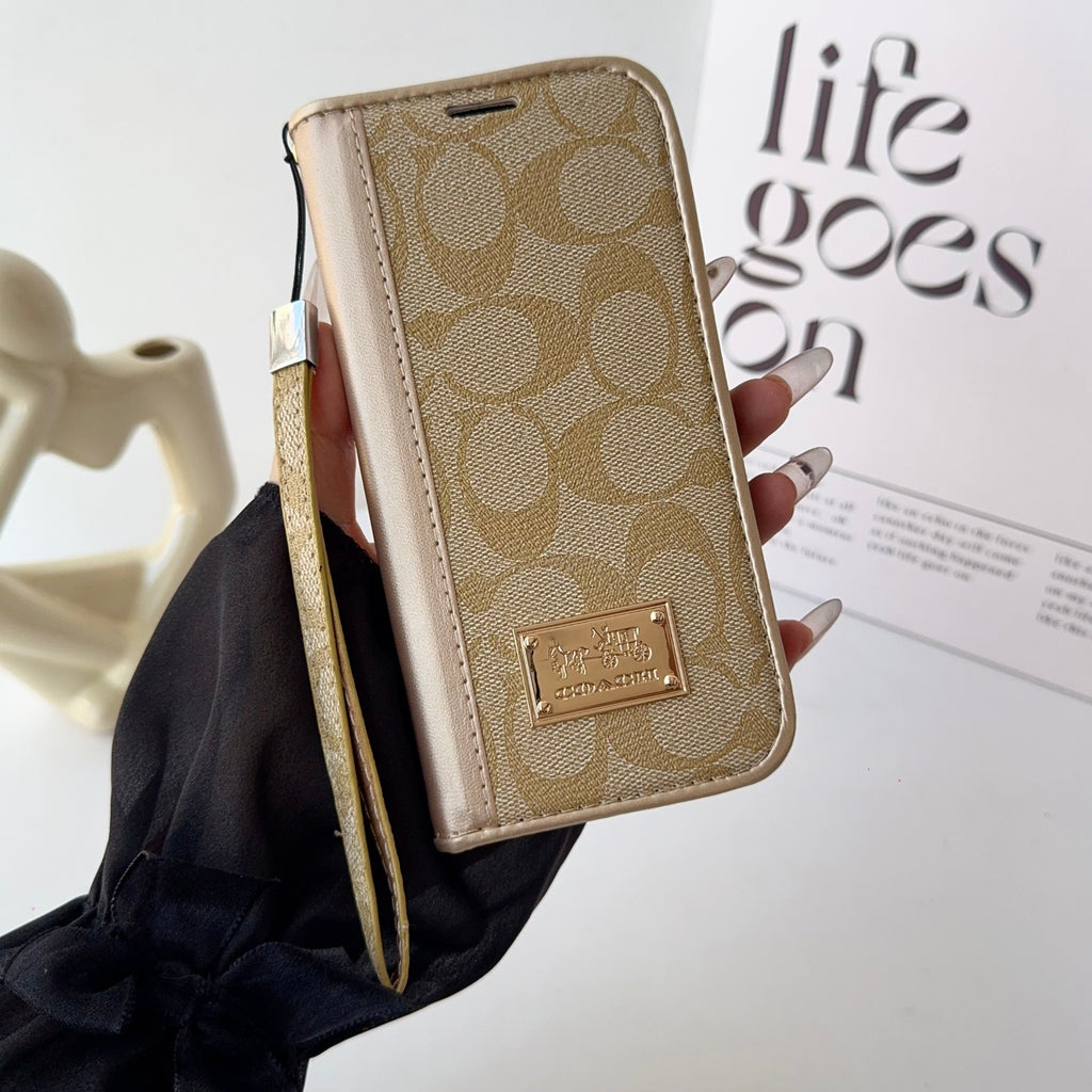 Coach Holster Wallet Case For iPhone 12-17 / Pro / Pro Max / Plus / Air for 12-pro