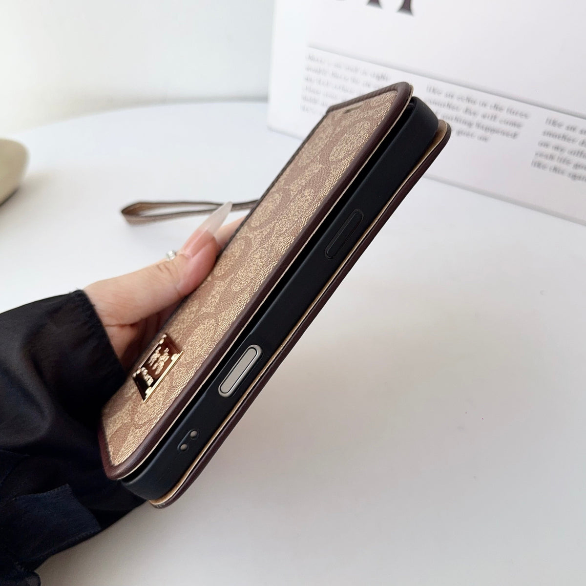 Coach Holster Wallet Case For iPhone 12-17 / Pro / Pro Max / Plus / Air for 12-pro