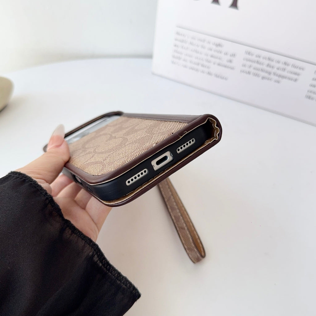 Coach Holster Wallet Case For iPhone 12-17 / Pro / Pro Max / Plus / Air for 12-pro