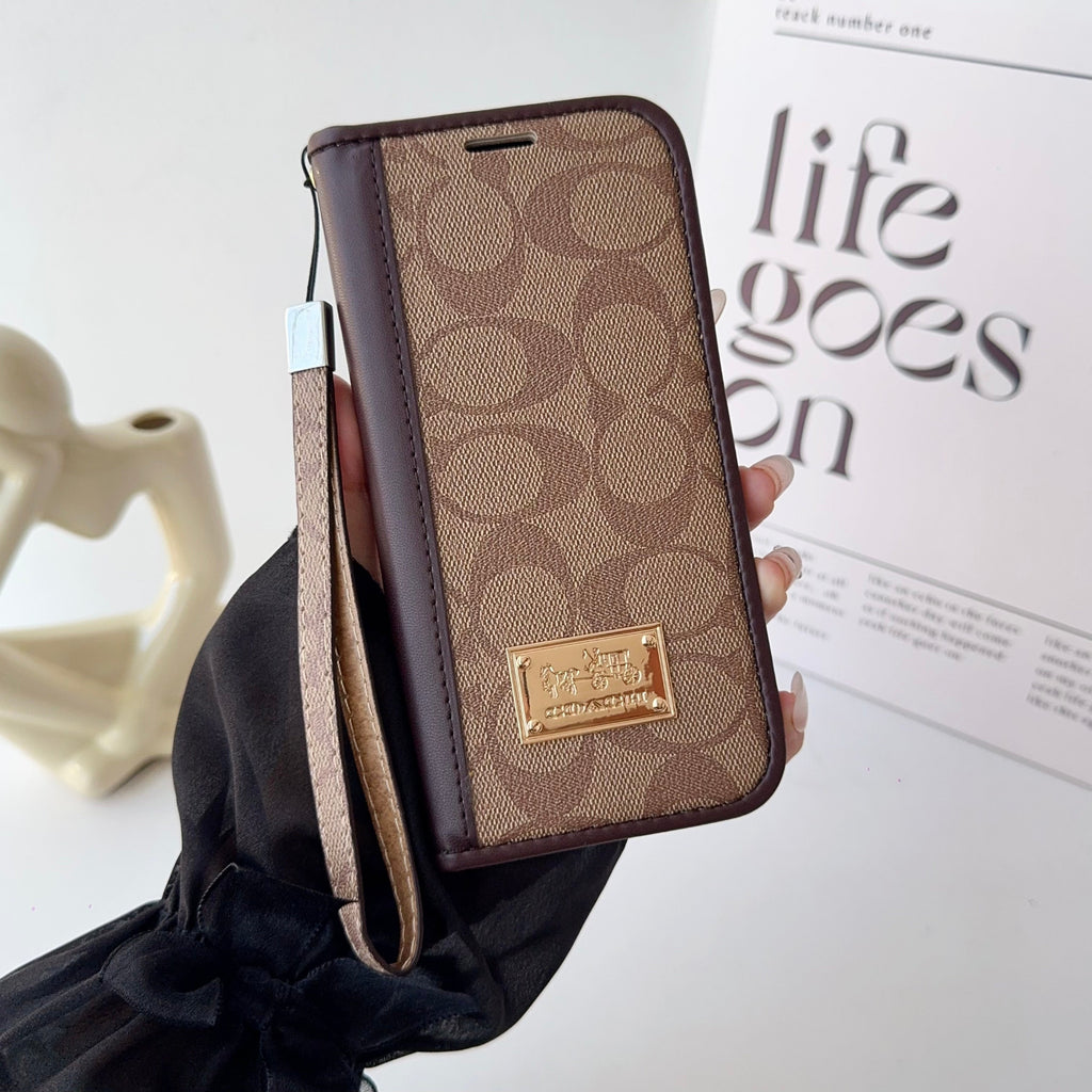 Coach Holster Wallet Case For iPhone 12-17 / Pro / Pro Max / Plus / Air for 12-pro
