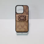 Coach Phone Case Card Holder For 12-16 Pro Max Plus for 12-pro-max