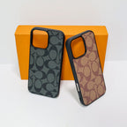 Phone Case Coach Style For iPhone 12 -16 Pro Max Plus