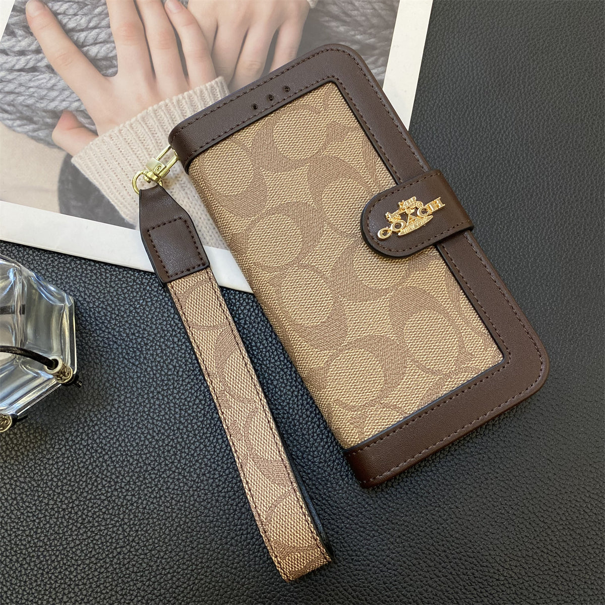 Coach Wallet iPhone Case For 12-16 Pro Max Plus Series for 12-pro