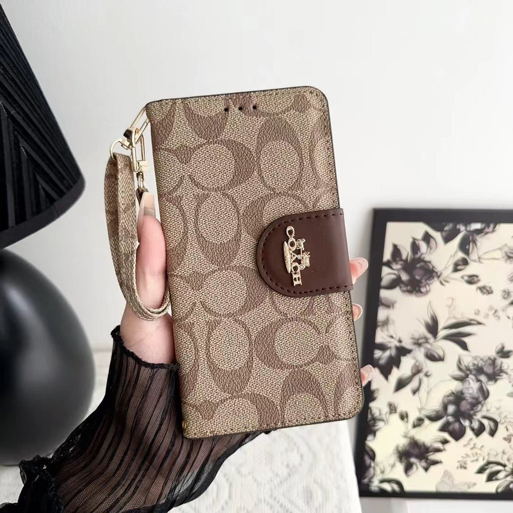 Designer Coach Phone Case Wallet Kickstand Style For I Pro Max Plus for 12-pro