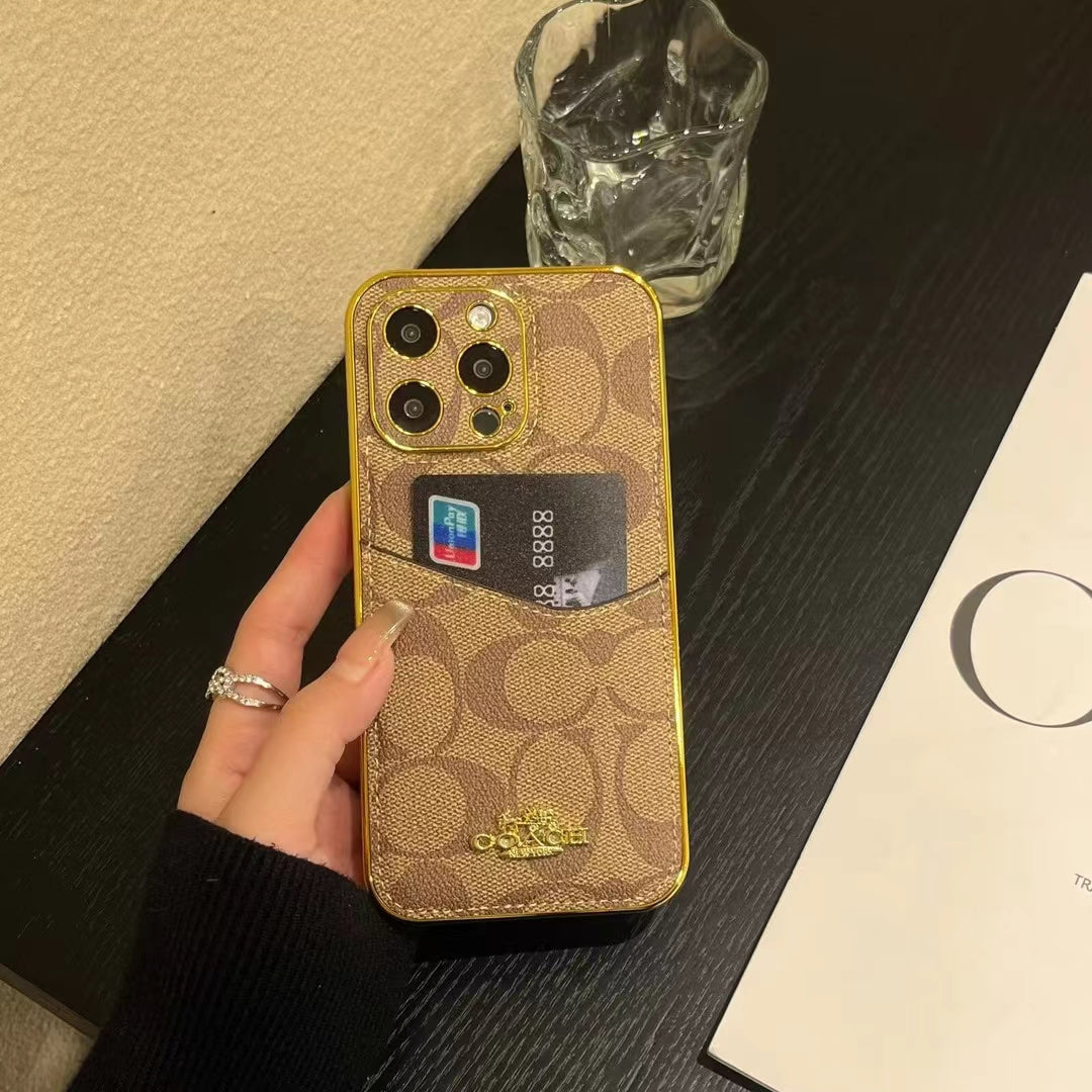 Coach Luxury Phone Case Card Holder I Pro Max Plus for 12-pro