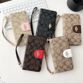 Designer Coach Phone Case Wallet Kickstand Style For I Pro Max Plus for 12