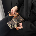 Crossbody Card Holder LV iPhone Case For 12-16 Pro Max Plus
