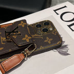 Crossbody Card Holder LV iPhone Case For 12-16 Pro Max Plus for 12-pro