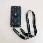 LV Crossbody Phone Case For iPhone 12-16 Pro Max Plus for 12-pro-max