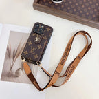 LV Crossbody Phone Case For iPhone 12-16 Pro Max Plus for 12-pro