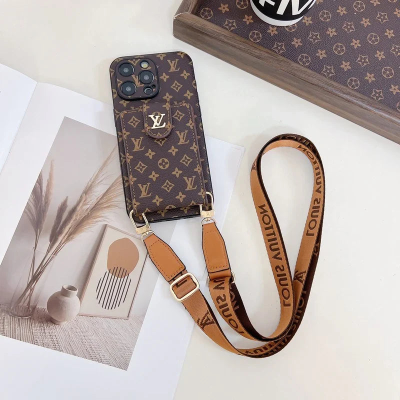 LV Crossbody Phone Case For iPhone 12-16 Pro Max Plus for 12-pro