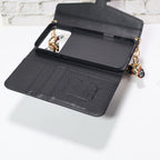Crossbody LV Wallet Case iPhone 17 Series Black Monogram for iphone-17-pro-max