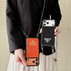 Prada Phone Case On Chain iPhone 12-17 / Pro / Pro Max / Plus / Air for 12-pro