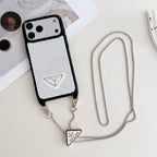 Prada Phone Case On Chain iPhone 12-17 / Pro / Pro Max / Plus / Air for 12-pro-max
