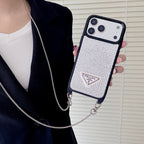 Prada Phone Case On Chain iPhone 12-17 / Pro / Pro Max / Plus / Air for 12-pro