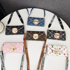 Crossbody Wallet Mini Bag LV Style Phone Case For iPhone 13-17 / Pro / Pro Max / Plus / Air