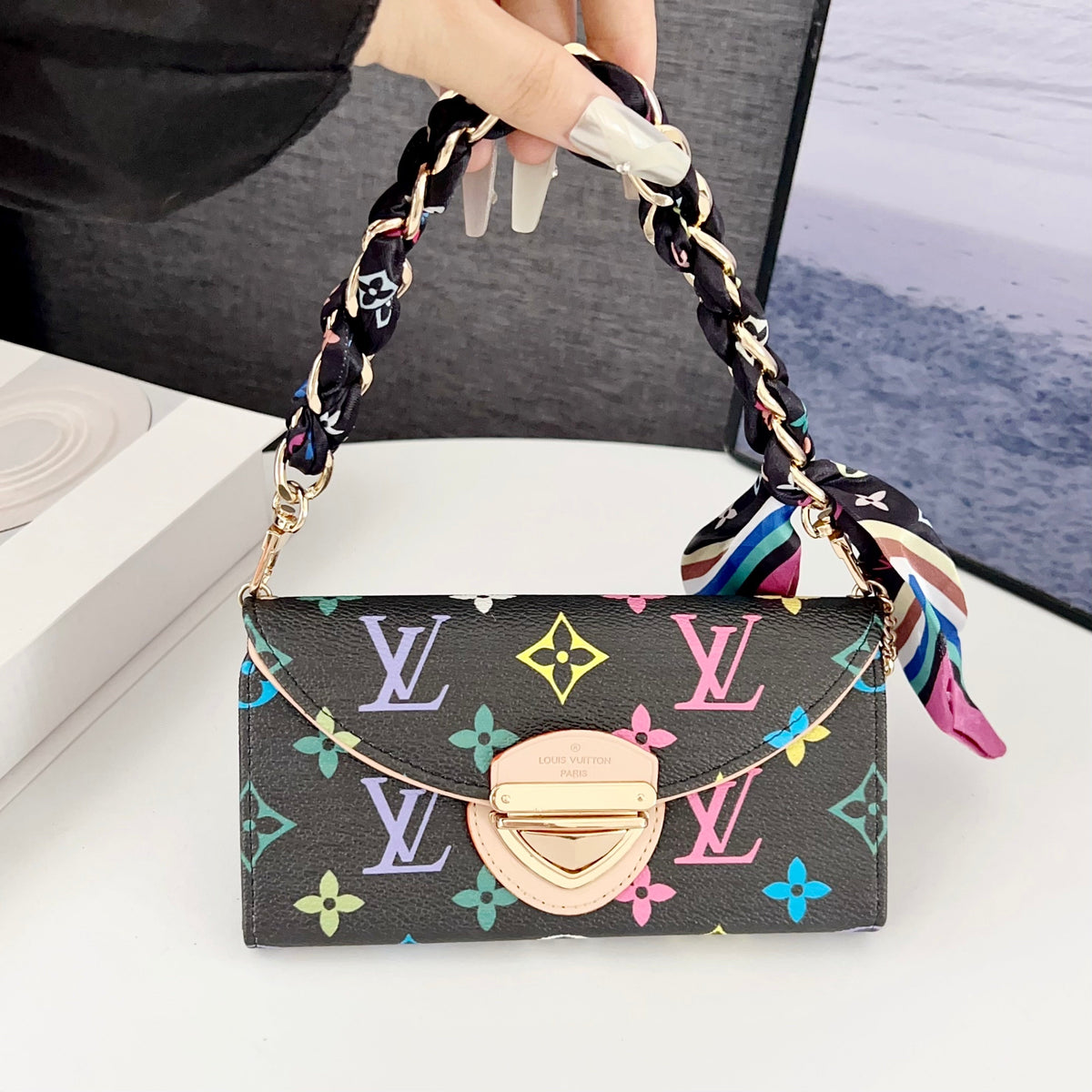 Crossbody Wallet Mini Bag LV Style Phone Case For iPhone 13-17 / Pro / Pro Max / Plus / Air for 14