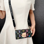 Crossbody Wallet Mini Bag LV Style Phone Case For iPhone 13-17 / Pro / Pro Max / Plus / Air