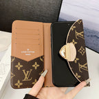 Crossbody Wallet Mini Bag LV Style Phone Case For iPhone 13-17 / Pro / Pro Max / Plus / Air for 13-p
