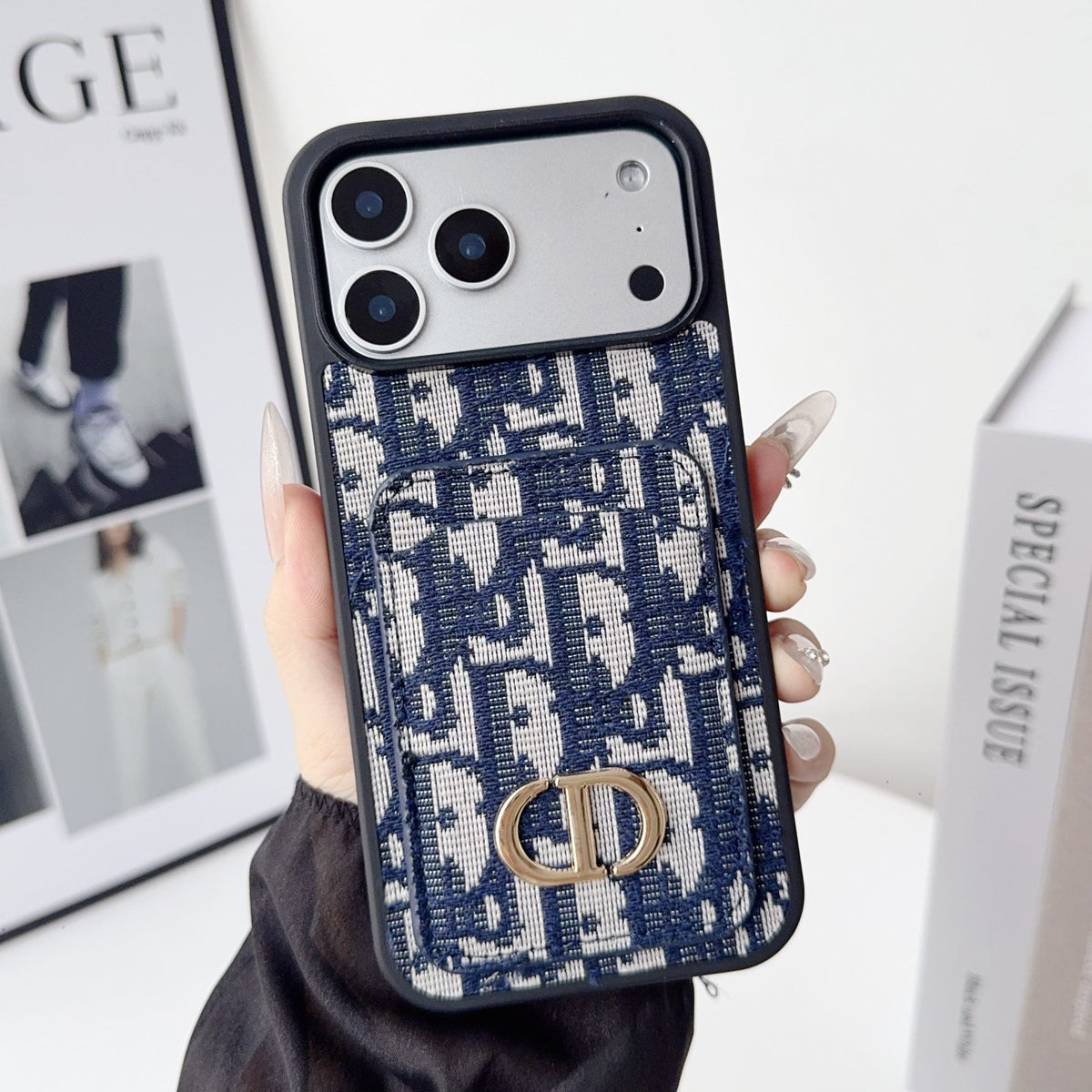 Fabric Dr Phone Case Card Holder For iPhone 17 / Pro / Pro Max / Air for iphone-17-pro