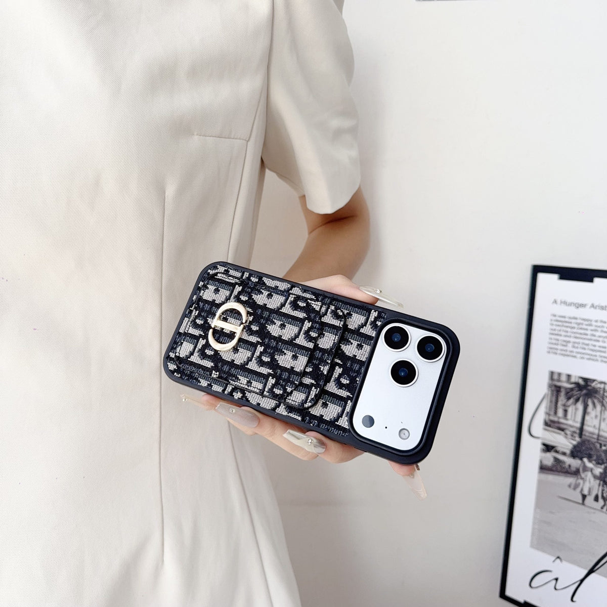 Fabric Dr Phone Case Card Holder For iPhone 17 / Pro / Pro Max / Air for iphone-17
