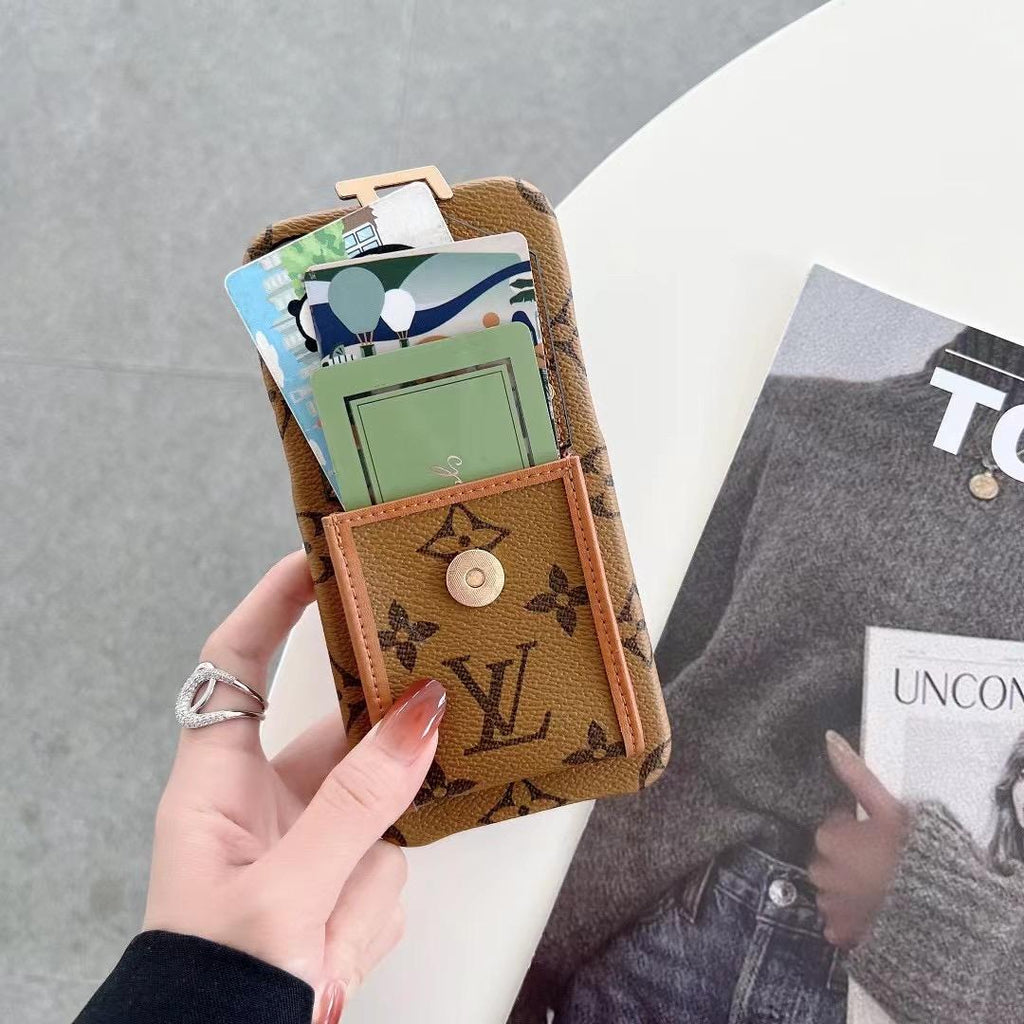LV Phone Case Card Slot Fashion Leather For I Pro Max Plus for 11-pro