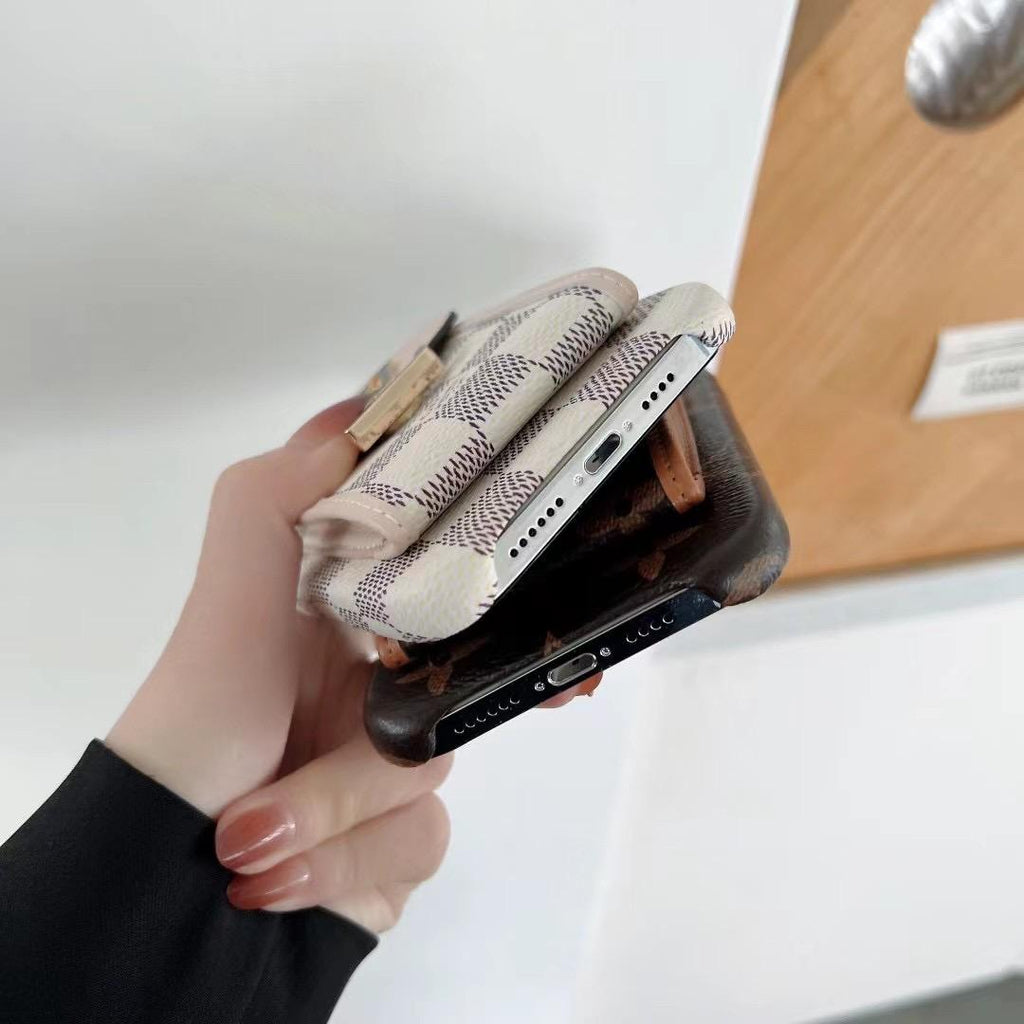LV Phone Case Card Slot Fashion Leather For I Pro Max Plus for 11