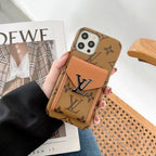LV Phone Case Card Slot Fashion Leather For I Pro Max Plus for 11-pro