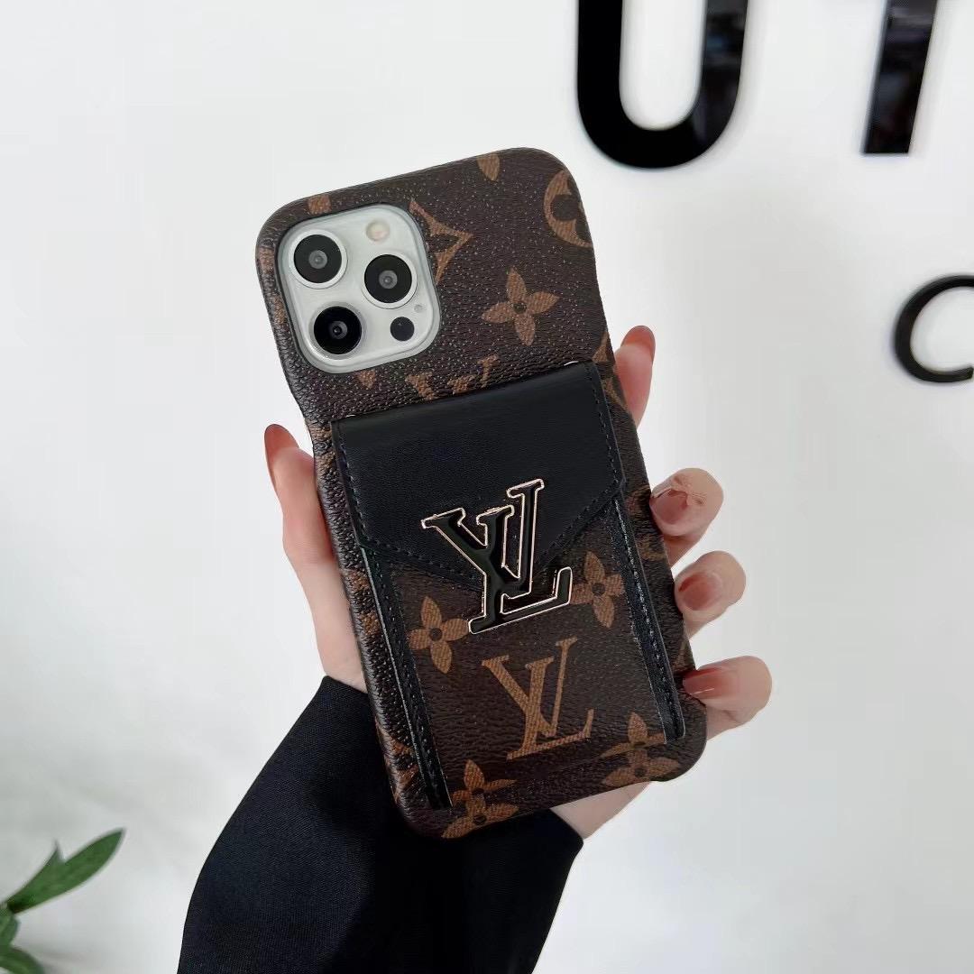 LV Phone Case Card Slot Fashion Leather For I Pro Max Plus for 11-pro
