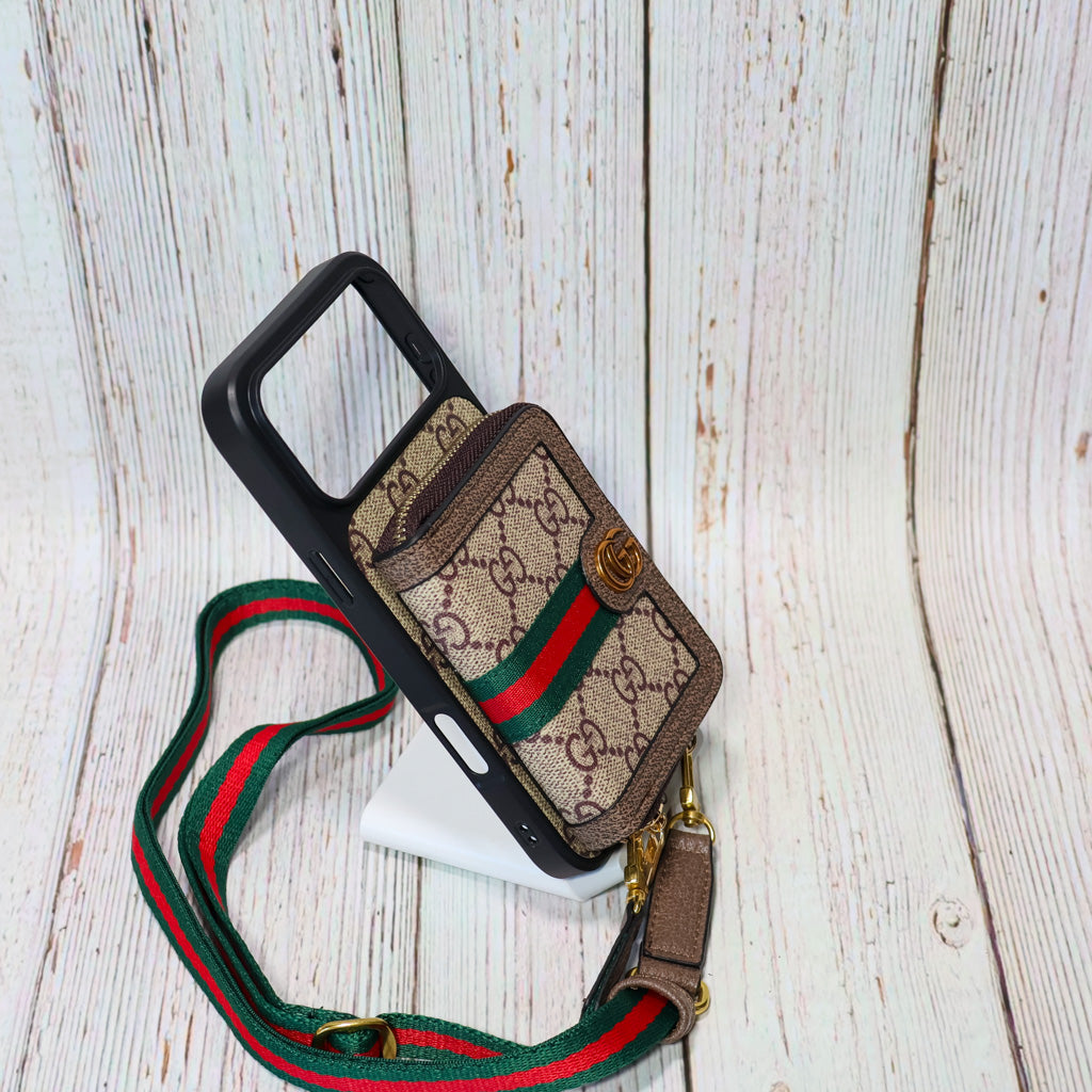 Designer Crossbody LV Zipped iPhone Case For 17/Pro/Pro Max/Air for 17-air