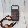 Designer Crossbody LV Zipped iPhone Case For 17/Pro/Pro Max/Air