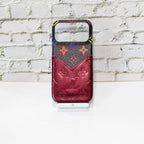 Glamour Accent LV Leather iPhone Case For 17/ Pro / Pro Max / Air for 17-air
