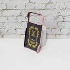 Glamour Accent LV Leather iPhone Case For 17/ Pro / Pro Max / Air for 17-air