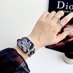 Fabric Dior Apple Watch Band for 38mm-40mm-41mm