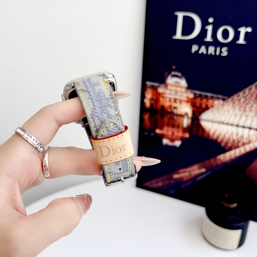 Fabric Dior Apple Watch Band for 42mm-44mm-45mm