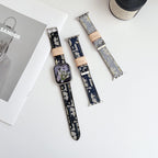 Fabric Dior Apple Watch Band for 38mm-40mm-41mm