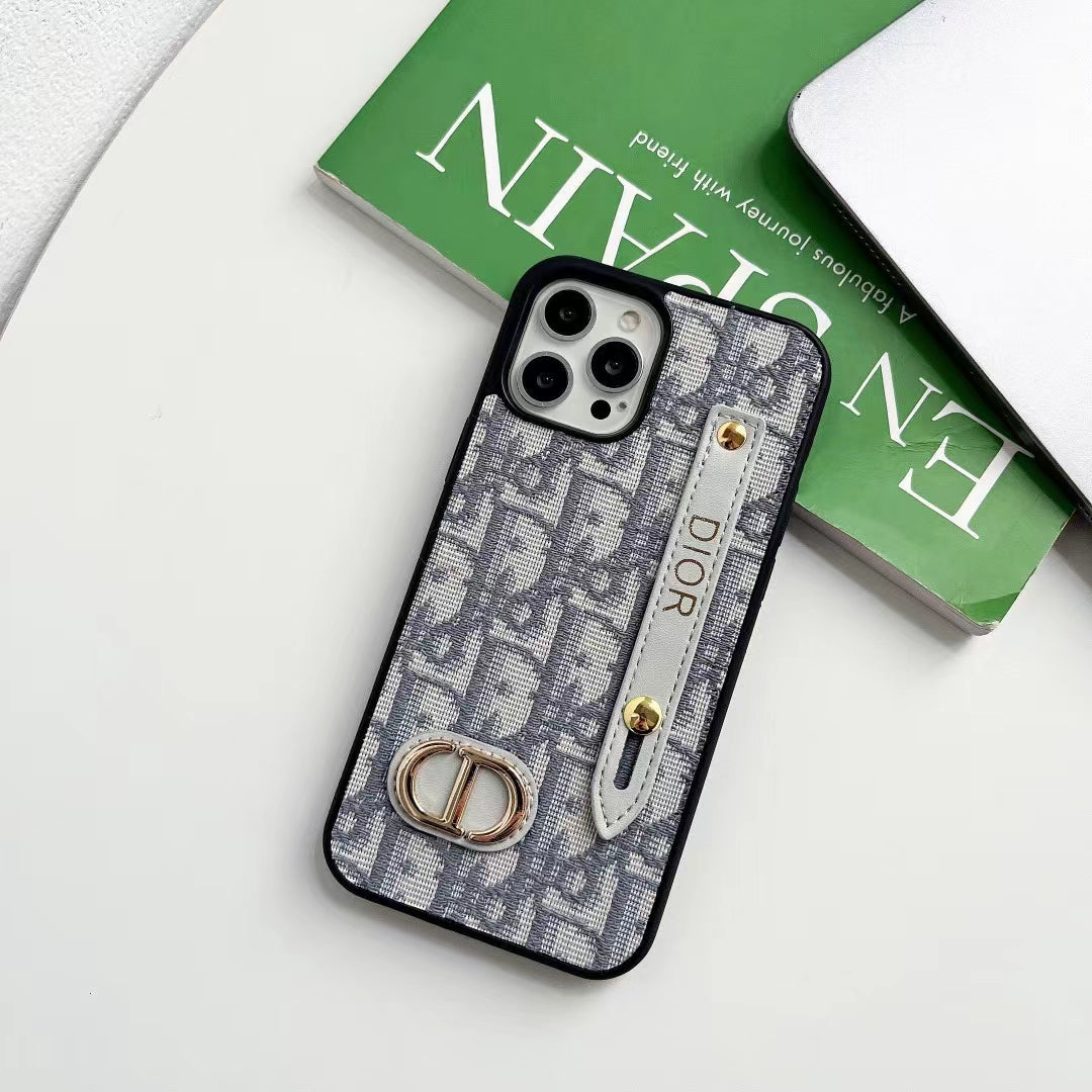 Dior Phone Case I Pro Max Plus Hand Strap for 12