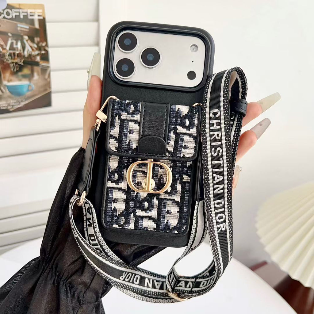 Dr Crossbody iPhone Case Card Holder For 12-17 / Pro / Pro Max / Plus for 13
