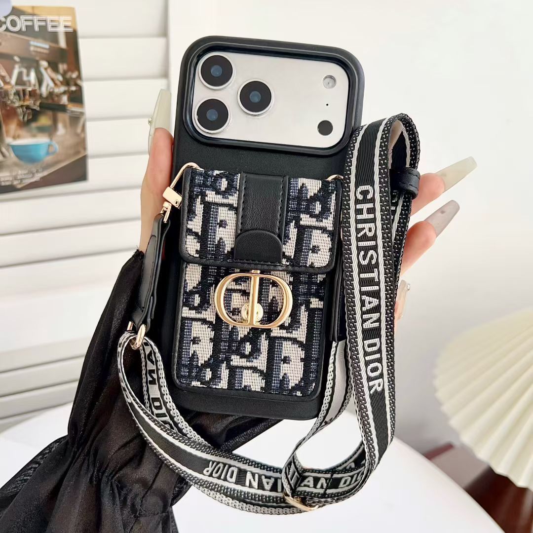 Dr Crossbody iPhone Case Card Holder For 12-17 / Pro / Pro Max / Plus for 13