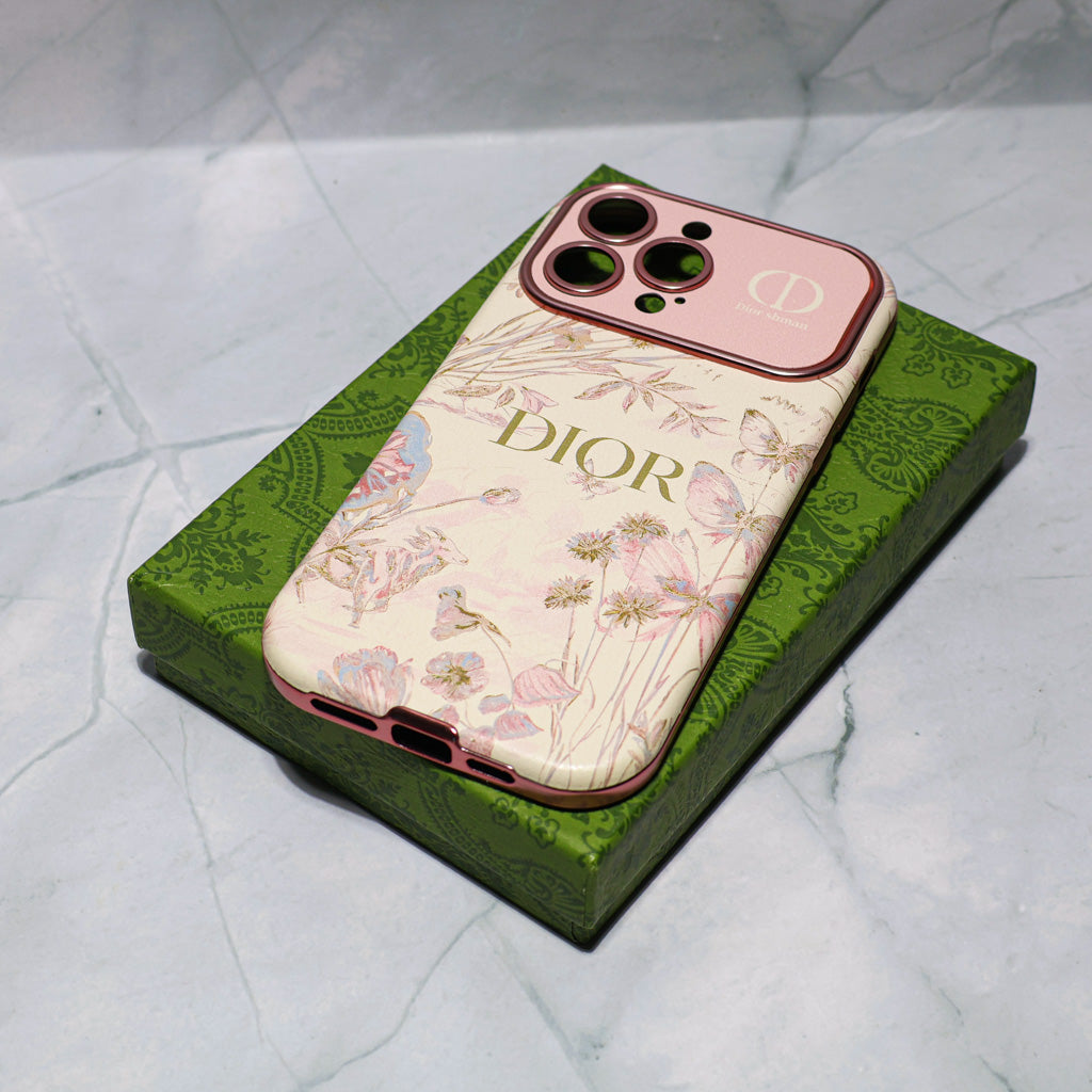 Dior Case Flower Style For I / Pro / Pro Max for iphone-14-pro