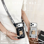 Fashion Dior Crossbody Phone Case iPhone 12-17 / Pro / Pro Max / Plus for 12-pro